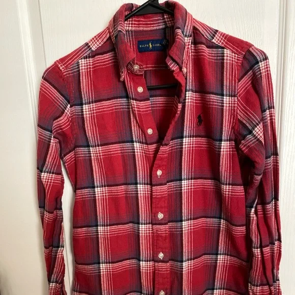 Women's Ralph Lauren Flannel Shirt - Picture 2 of 7